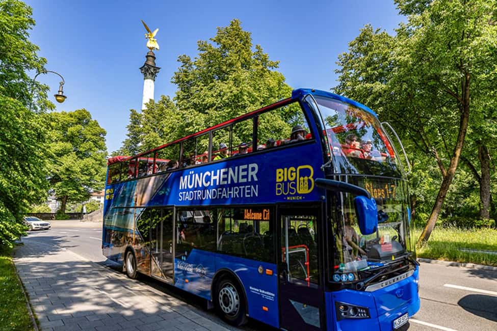 Munich: Big Bus Hop-On Hop-Off Sightseeing Bus Tour - Nymphenburg Palace and gardens: the day-trip mood inside a city loop
