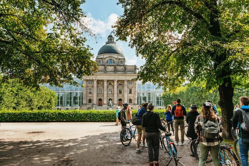 Munich: Classic Guided City Tour by Bike (English Tour Only) - Odeonsplatz and the Theatiner Church: the classic-photo anchor