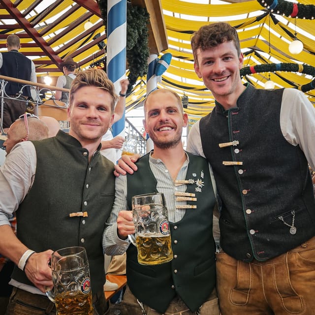Munich: Guided Oktoberfest Experience with Beer and Lunch - Entering the Tent: Reserved Seats, Lunch, and 2 Liters of Beer