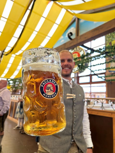 Munich: Guided Oktoberfest Experience with Beer and Lunch - Wiesn Grounds Walk: Orientation, Stories, and Photo Stops